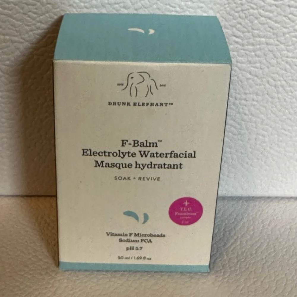 🆕 DRUNK ELEPHANT F-Balm™ Electrolyte Waterfacial Mask 50 mL NIB